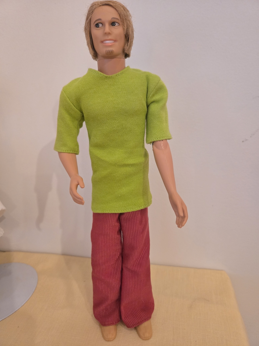Ken As Shaggy in Scobby Doo In Original Clothes And Shoes